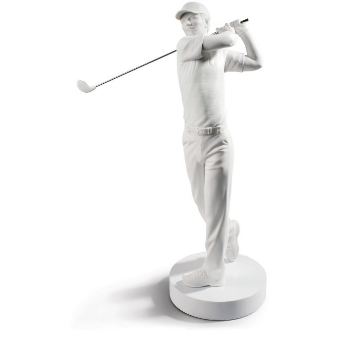 Statua Campione Di Golf Lladrò