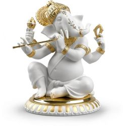 Statua decoro oro Ganesha...