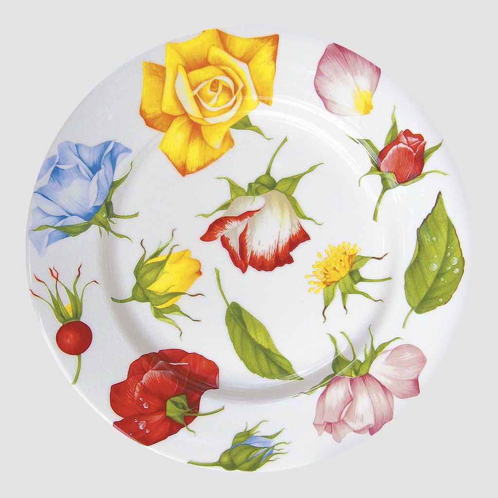 Set piatti in porcellana 12 pezzi Romantica Taitu