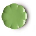 Sei piatti  frutea villadeifiori  cm 23 verde la porcellana bianca