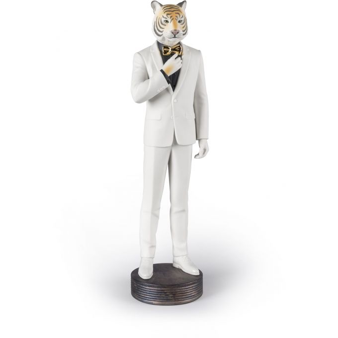 Statua uomo tigre Lladro