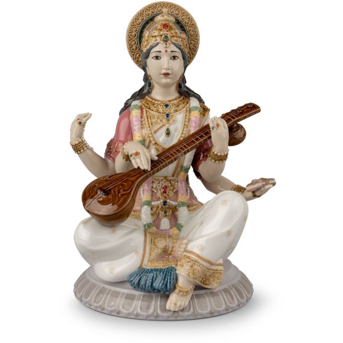 Statua Dea Saraswati Lladrò