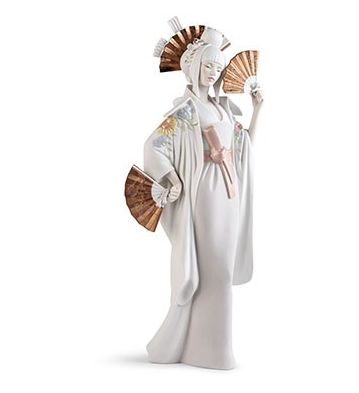Statua Danzatrice Giapponese Lladrò