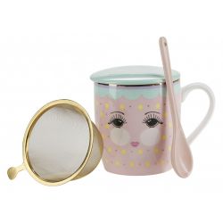 Tazza Tisana Con Filtro E Cucchiaino Miss Etoile