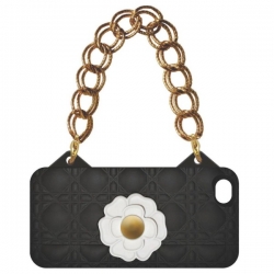 I-phone bag - camelia nero...