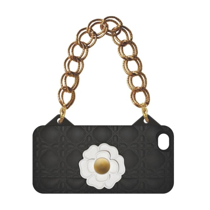 I-phone bag - camelia nero baci milano