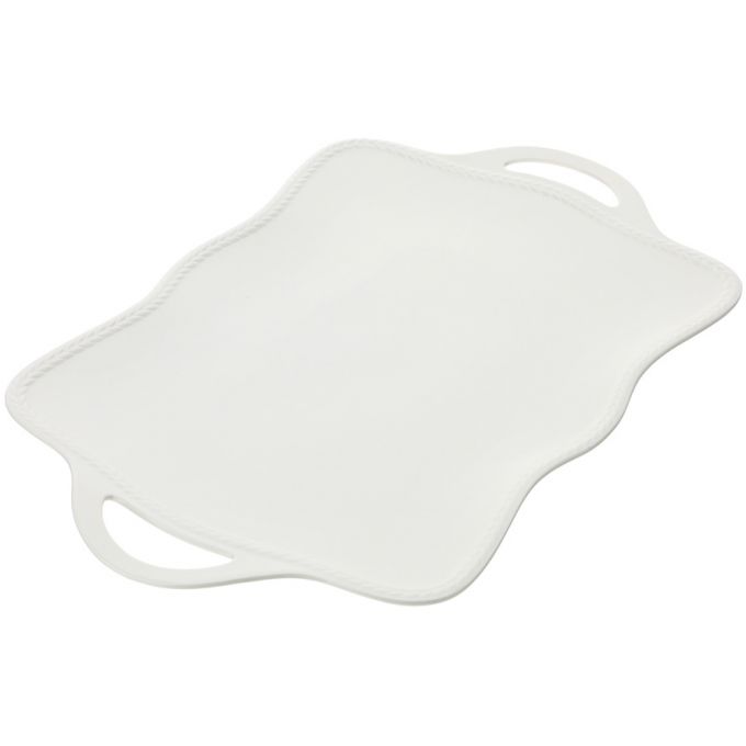 Vassoio Porcellana Alloro 48X30cm Hervit