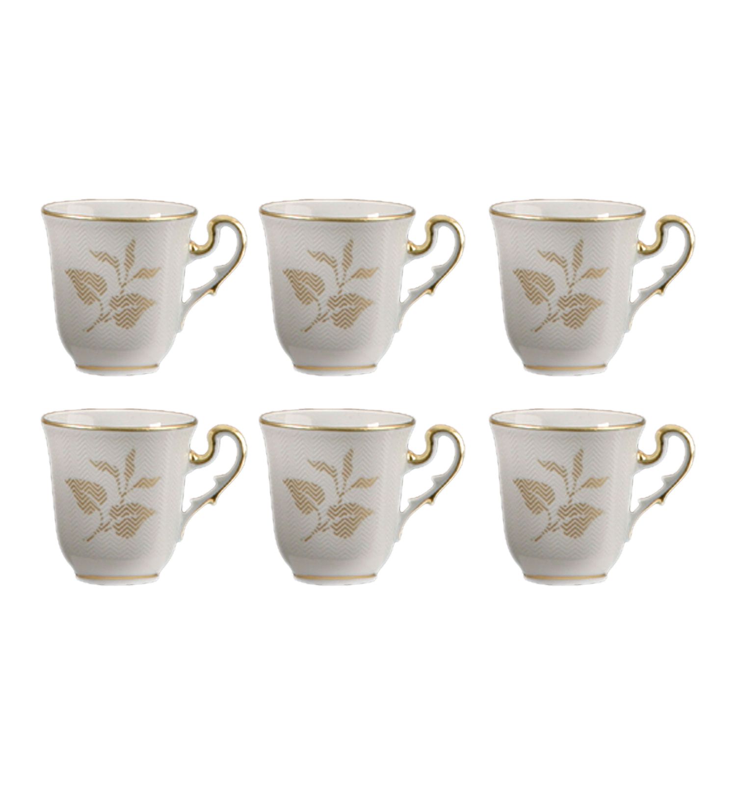 Set 6 tazze caffè con piattino museo elegance Richard Ginori 1735