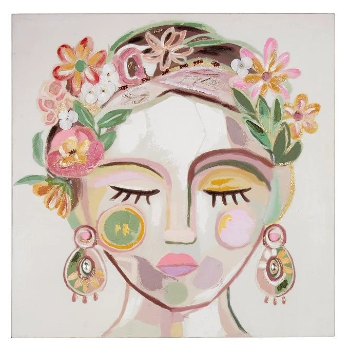 Quadro 80x80cm L'Oca Nera