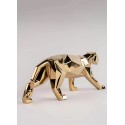 Statua oro Pantera Lladrò
