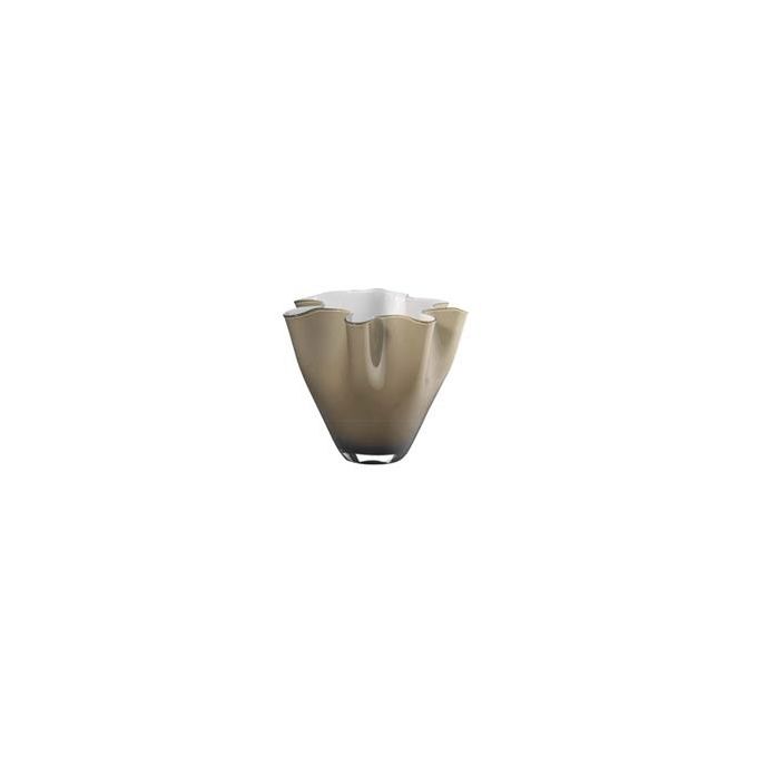 Wave Vaso Diametro 28 Cm H.24 Cm Opale-Fume' Onlylux