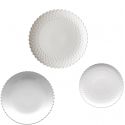 Set 18 Piatti Flor De Agua Rose e Tulipani