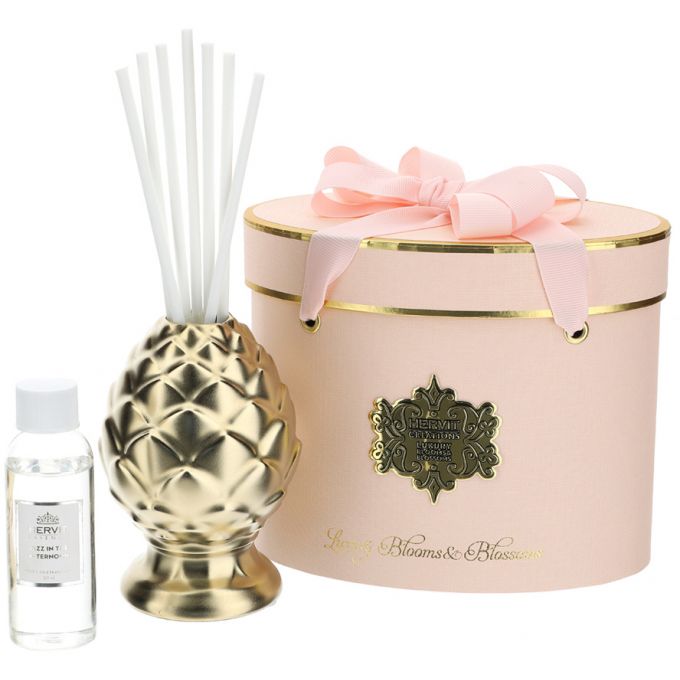 Cappelliera Luxury Rosa Oro Con Pigna Oro Hervit