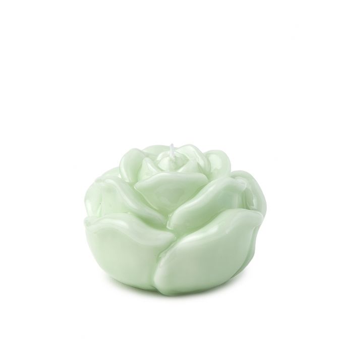Candela Rosa Laccata Verde 7X5cm Hervit