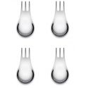 Set Di Quattro Posate Moscardino Alessi