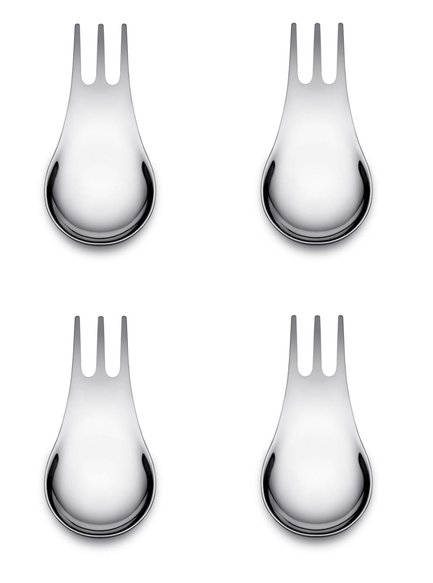 Set Di Quattro Posate Moscardino Alessi