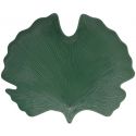 Foglia In Porcellana 35X29 Cm Forma Ginko In Color Box Tropical Leaves Green Easy Life