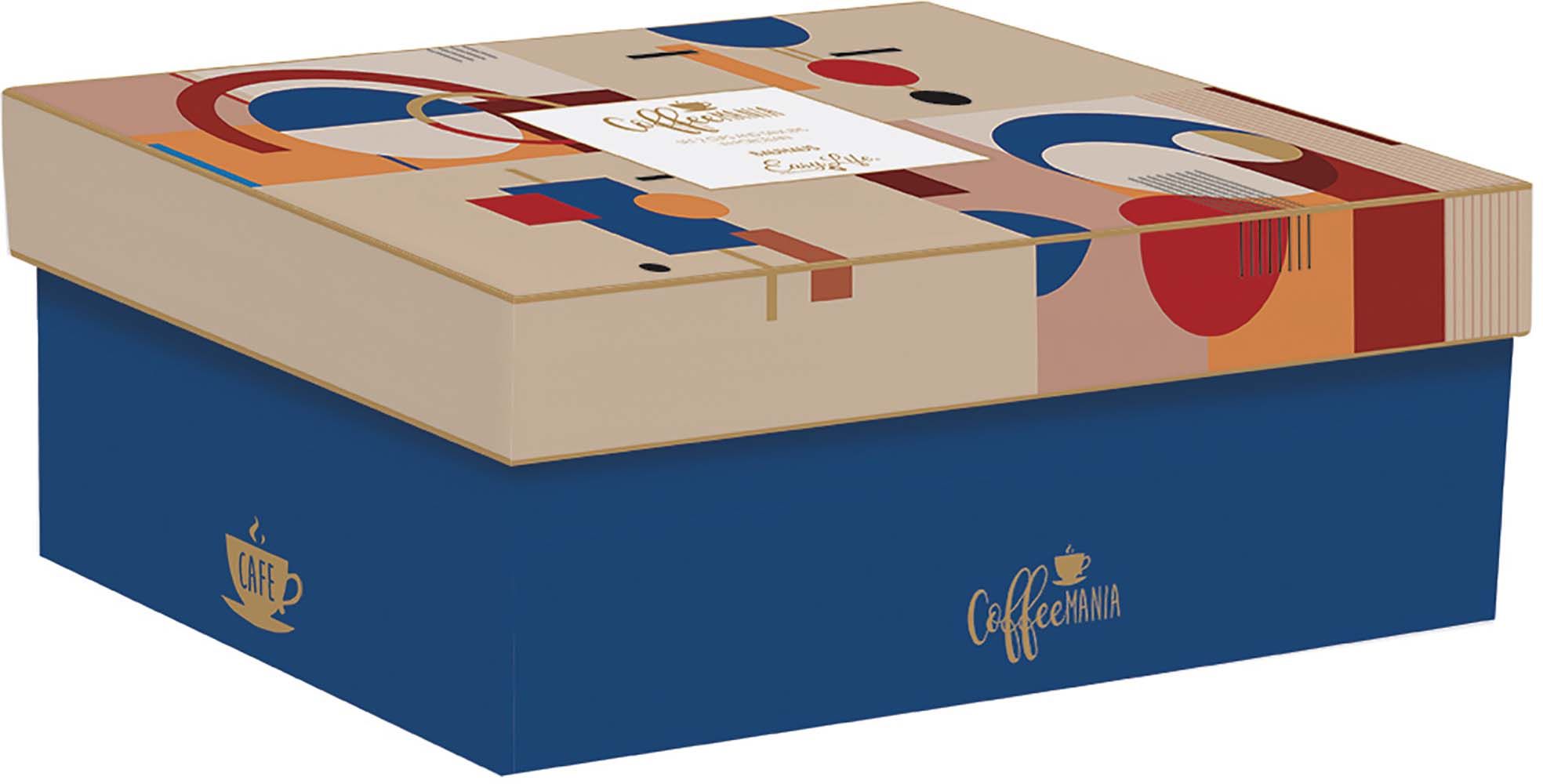 Set 2 Tazze 240 Ml Con Piattino In Porcellana In Gift Box Bauhaus Easy Life
