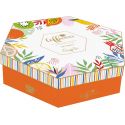 Set 6 Tazzine Espr.110 Ml C/Piattini In Bamboo In Gift Box Tutti Frutti Easy Life