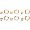 Set 6 Tazzine Espr.100 Ml C/Piattini In Gift Box  Tutti Frutti Easy Life