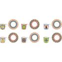 Set 6 Tazzine Espr.100 Ml C/Piattini In Gift Box Sicily Easy Life