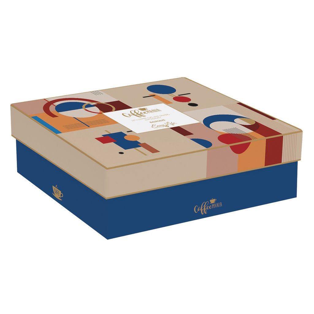 Set 6 Tazzine Con Piattini In Gift Box Bauhaus Easy Life