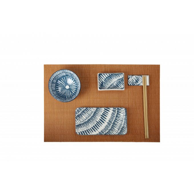 Sushi Set 12 Pz Porcellana/Bamboo Brandani