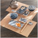 Sushi Set 12 Pz Porcellana/Bamboo Brandani