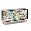 Mobile In Mdf Con 2 Ante Toiletpaper Cm.158X45 H.83 - Snakes