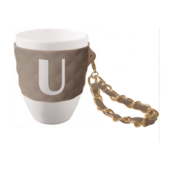 Mug tortora so chic lettera u baci milano