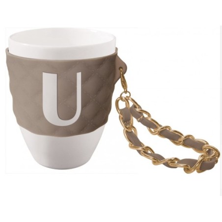 Mug tortora so chic lettera u baci milano