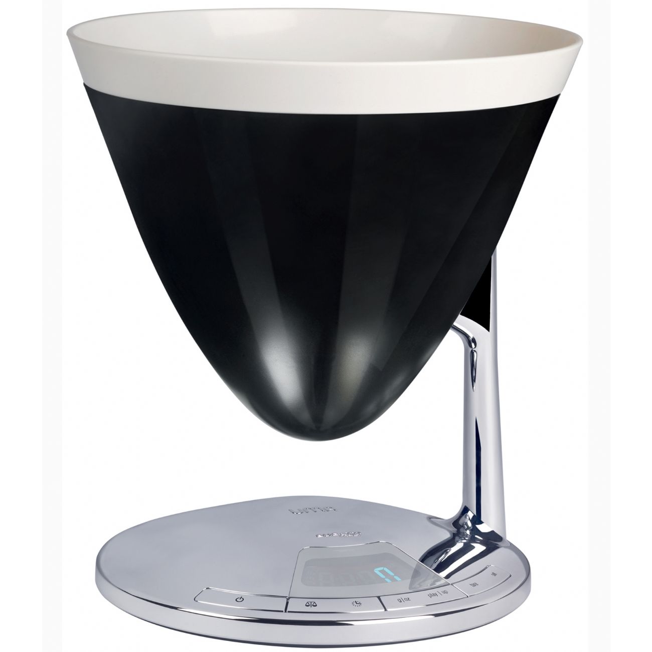 Bilancia-Timer Uma Nero Opaco Casa Bugatti