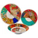 Set 18 Piatti - Ventagli Baci Milano
