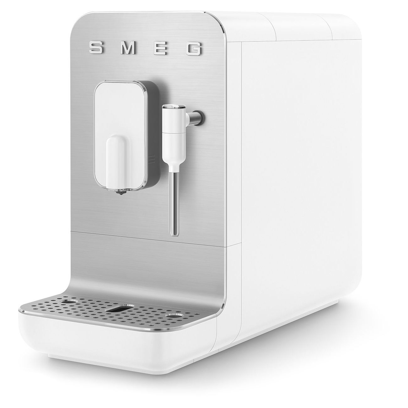 Macchina Da Caffè Automatica Con Lancia Vapore Bianco Smeg