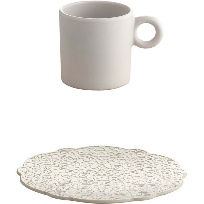 Set 4 Tazze Con Piattino Dressed En Plein Air Alessi