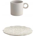 Set 4 Tazze Con Piattino Dressed En Plein Air Alessi