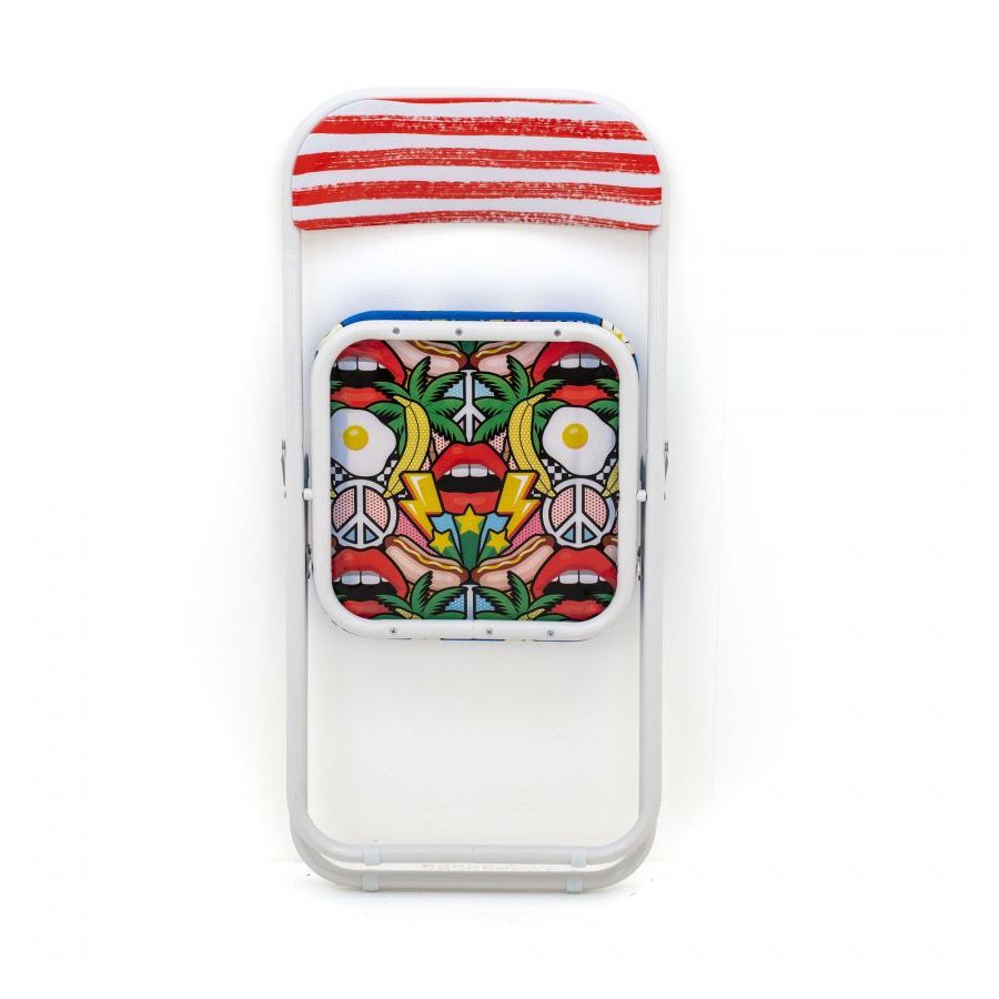 Sedia Metallo Pieghevole Popcorn New Seletti