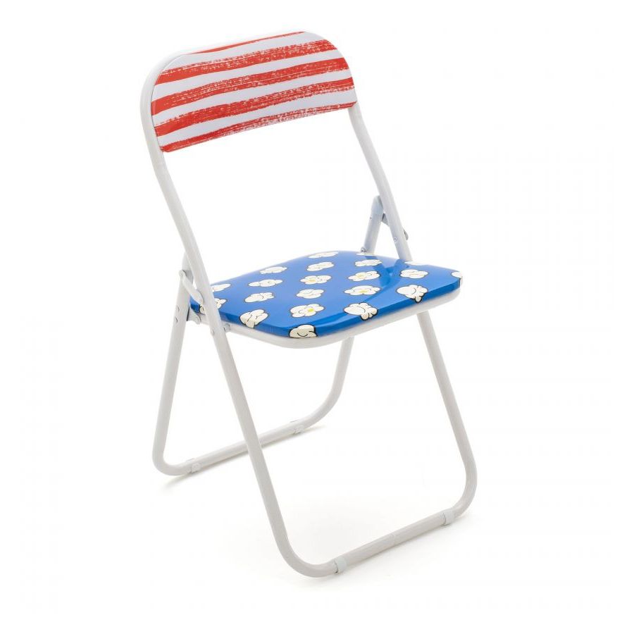 Sedia Metallo Pieghevole Popcorn New Seletti