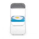 Sedia Metallo Pieghevole "Studio Job-Blow" Cm. 44 H. 47/80 -Egg New Seletti