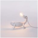 Lampada In Resina "Chameleon Lamp-Still" Cm.17X9 H.14 - White Usb Seletti