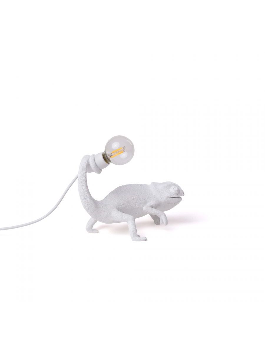 Lampada In Resina Chameleon Lamp-Still White Usb Seletti
