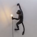 Lampada Resina"Monkey Lamp-Outdoor-Black"Cm.36X24H.65-Appesa Mano Destra Seletti