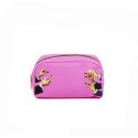 Beauty-Case In Pu Stampato "Toiletpaper" Cm. 23X8 H.13 - Lipsticks Pink Seletti