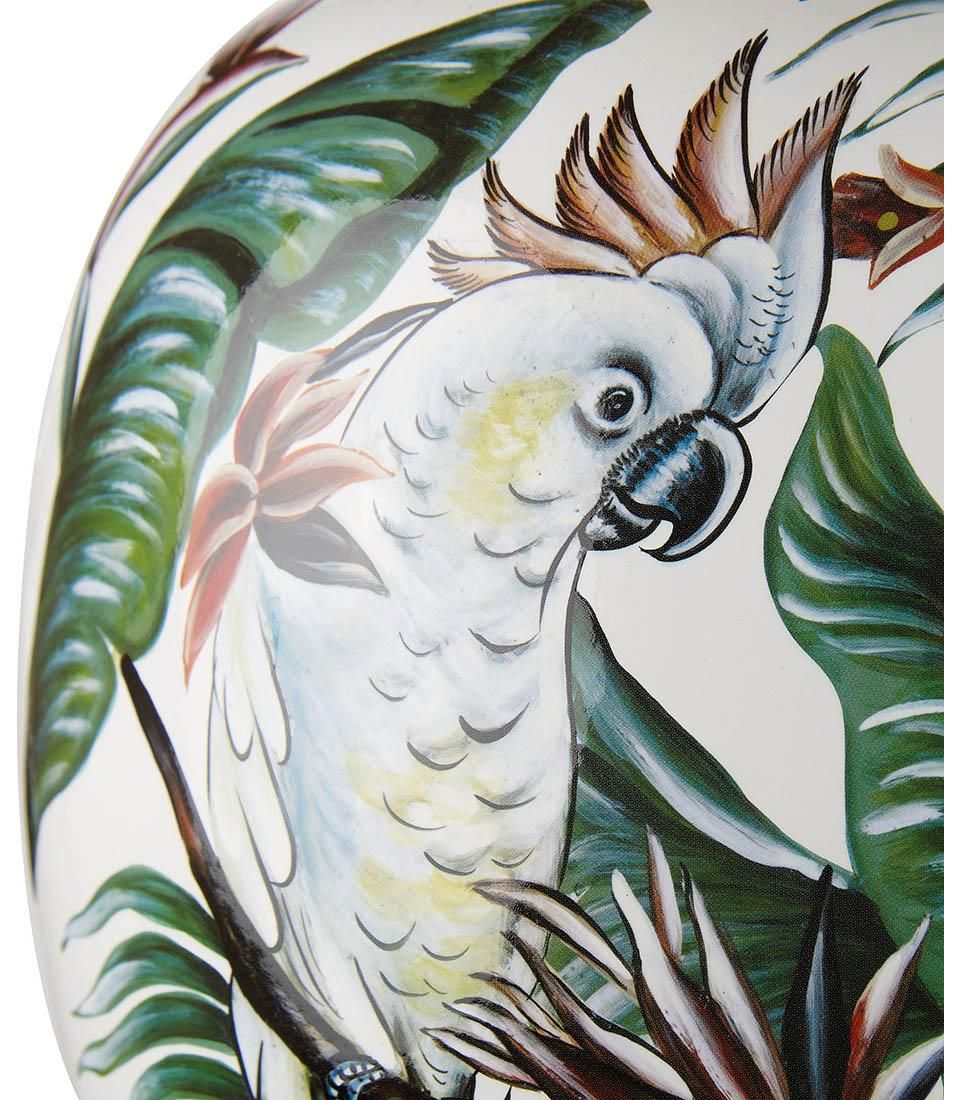 Vaso animalier in porcellana L'Oca Nera
