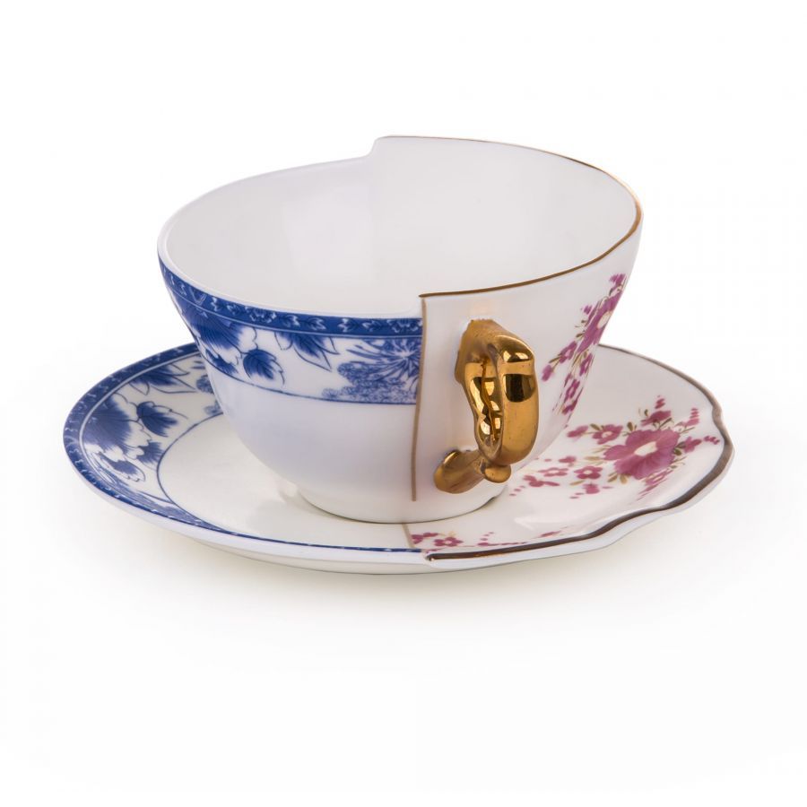 Tazza Da Te Con Piattino In Porcellana Hybrid-Zenobia Seletti