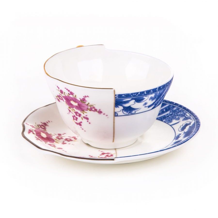 Tazza Da Te Con Piattino In Porcellana Hybrid-Zenobia Seletti