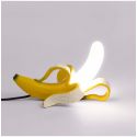 Lampada In Resina E Vetro Banana Lamp-Huey Cm.30X21 H.20-Yellow