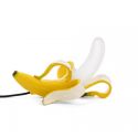 Lampada In Resina E Vetro Banana Lamp-Huey Cm.30X21 H.20-Yellow