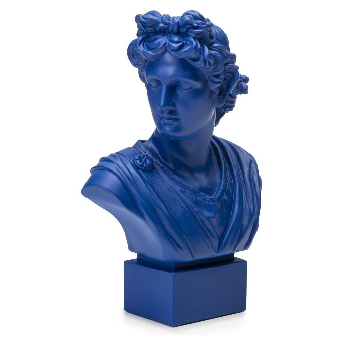 Busto Blu Apollo H 50 Cm Lamart