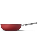 Wok 30 cm Rosso Stile Anni 50 Smeg